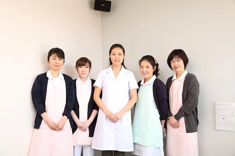 女性スタッフによるきめ細やかなサービス